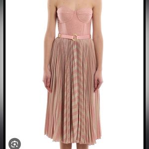 ELISABETTA FRANCHI
Striped Jersey Maxi Dress